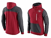 Men's San Francisco 49ers Nike AV15 Fleece Pullover Hoodie Scarlet FengYun,baseball caps,new era cap wholesale,wholesale hats